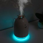 Wholesale USB Cool Mini Princess Crown Mist Humidifier with 7 Color LED Night Light, Auto Shut-Off, and Quiet Operation (White)